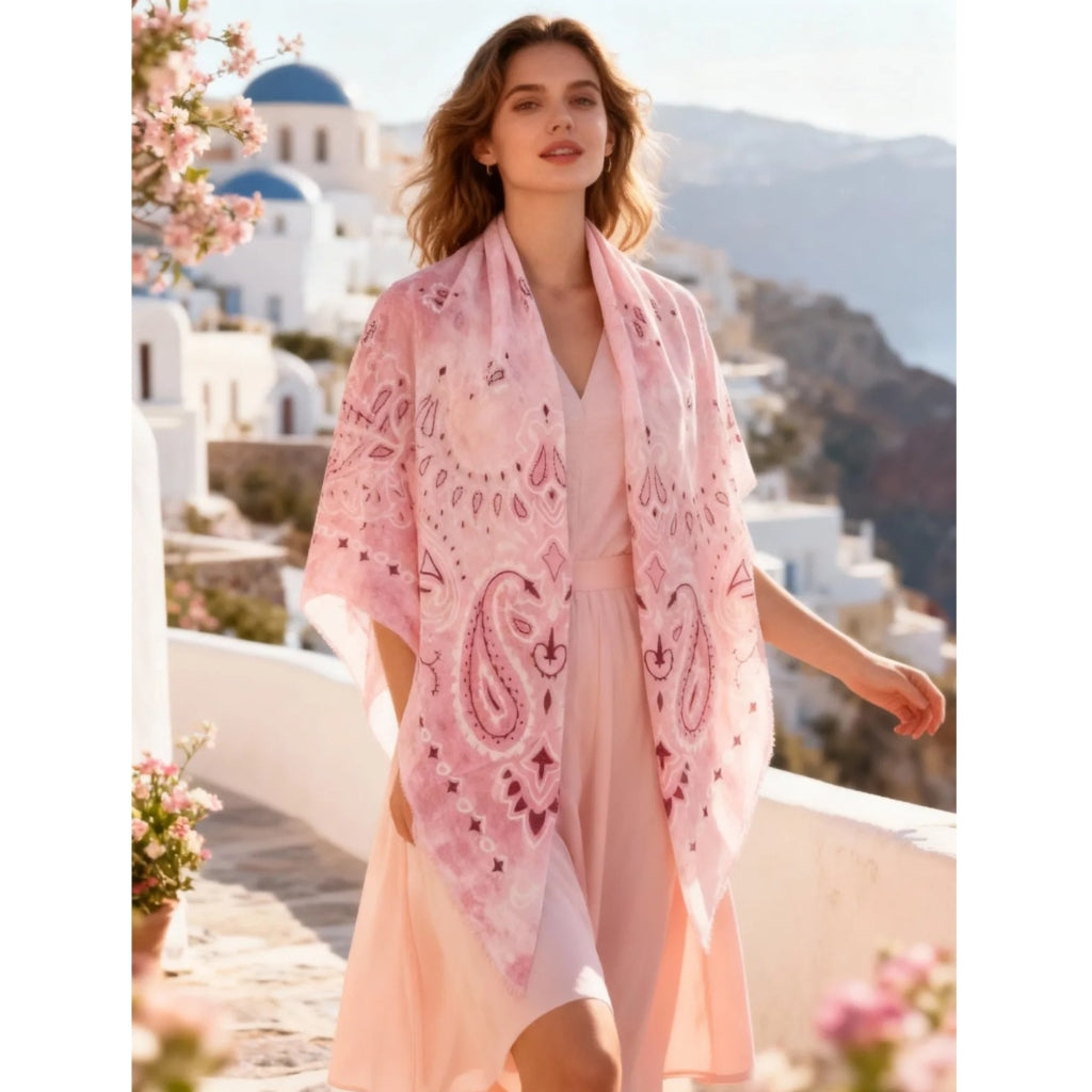 MARTA DU CHATEAU Marta du Chateau dam Scarf MdcDanna FA37254 Scarf Pink