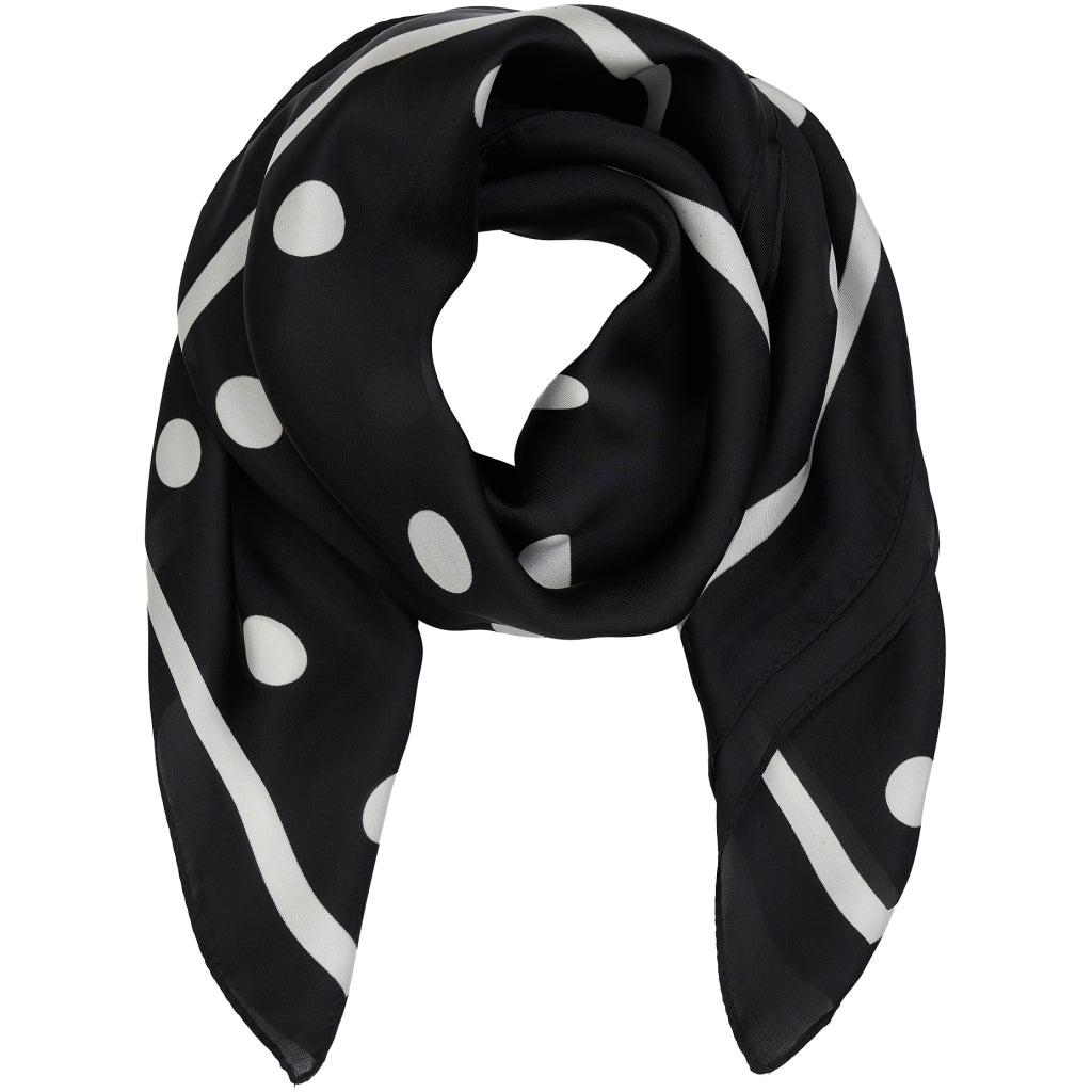 MARTA DU CHATEAU Marta du Chateau dam Scarf MdcJuline FA-Scarf Scarf Black1515