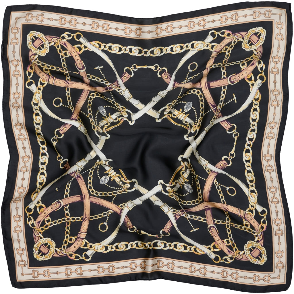 MARTA DU CHATEAU Marta du Chateau dam Scarf MdcJuline FA-Scarf Scarf Black31217
