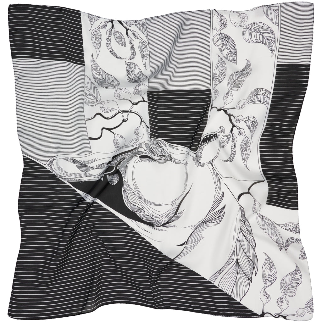 MARTA DU CHATEAU Marta du Chateau dam Scarf MdcJuline FA-Scarf Scarf Black31321-3