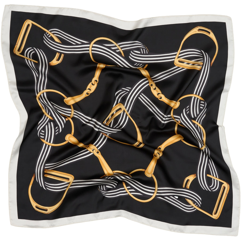 MARTA DU CHATEAU Marta du Chateau dam Scarf MdcJuline FA-Scarf Scarf Black3849