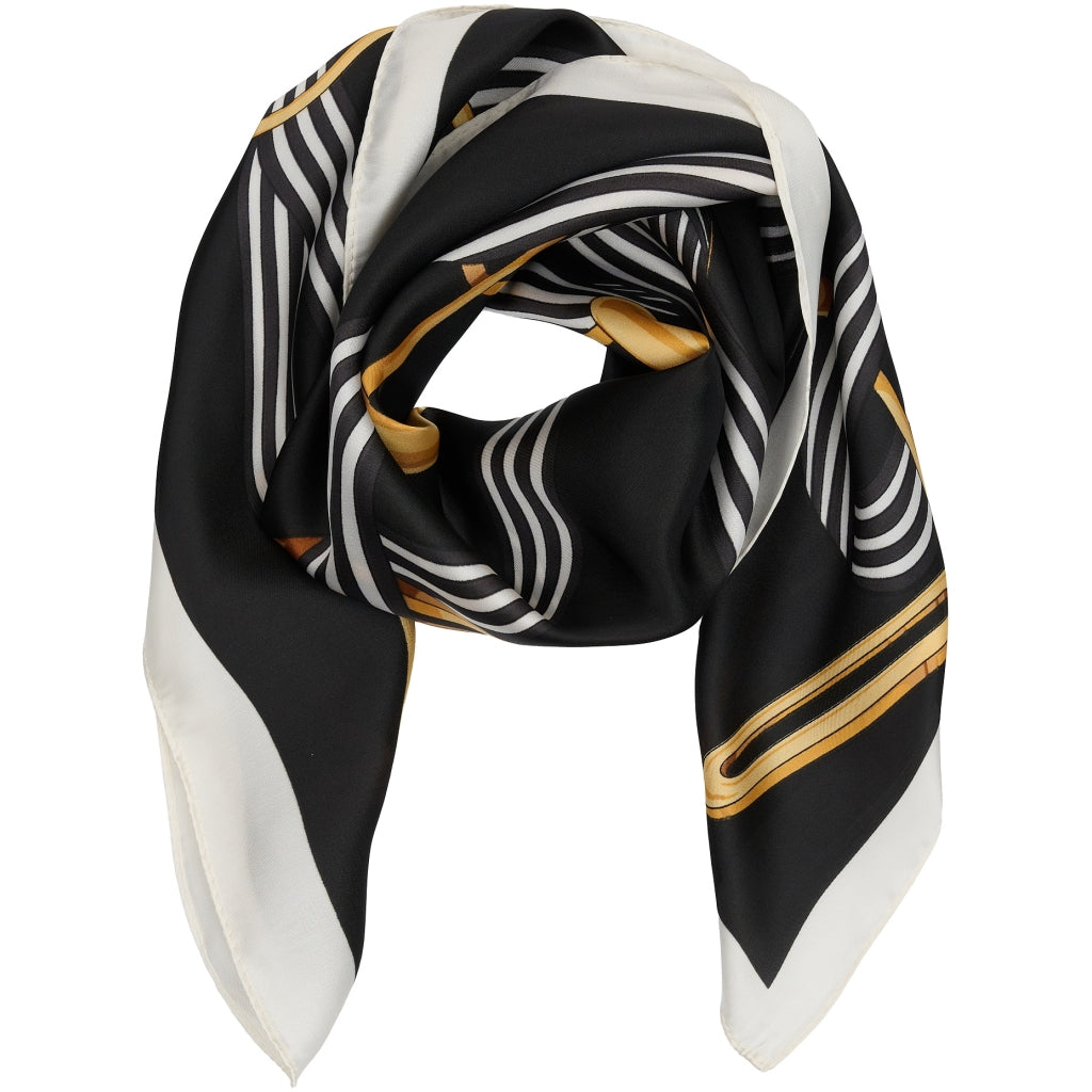 MARTA DU CHATEAU Marta du Chateau dam Scarf MdcJuline FA-Scarf Scarf Black3849