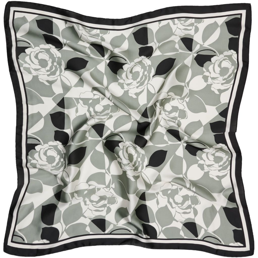 MARTA DU CHATEAU Marta du Chateau dam Scarf MdcJuline FA-Scarf Scarf Black/Grey31324-2