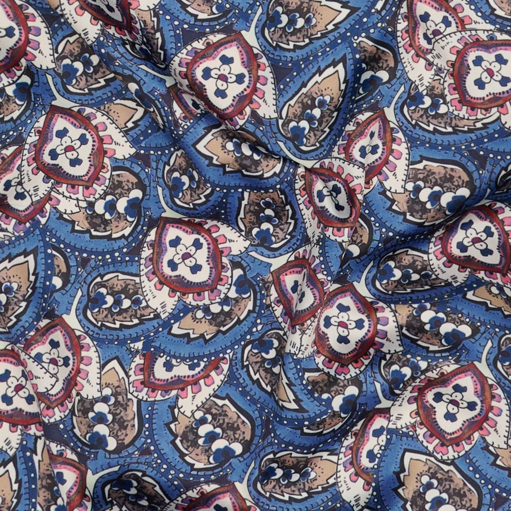 MARTA DU CHATEAU Marta du Chateau dam Scarf MdcJuline FA-Scarf Scarf Blue11154-5