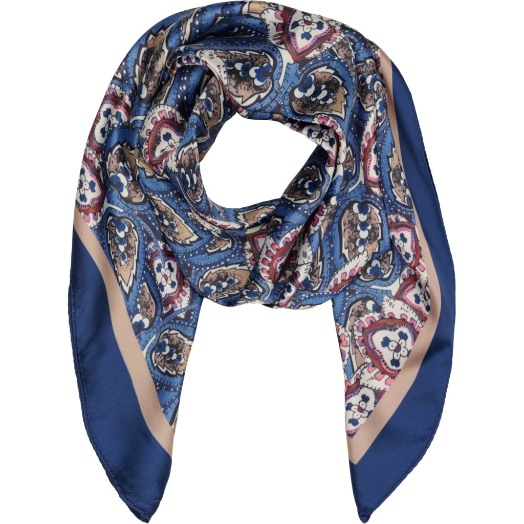 MARTA DU CHATEAU Marta du Chateau dam Scarf MdcJuline FA-Scarf Scarf Blue11154-5