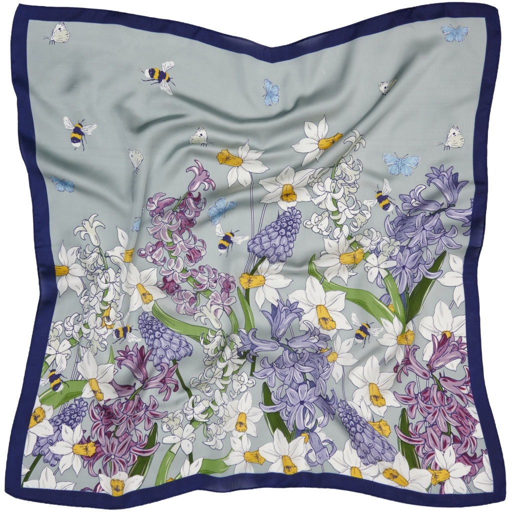 MARTA DU CHATEAU Marta du Chateau dam Scarf MdcJuline FA-Scarf Scarf Blue31320-3