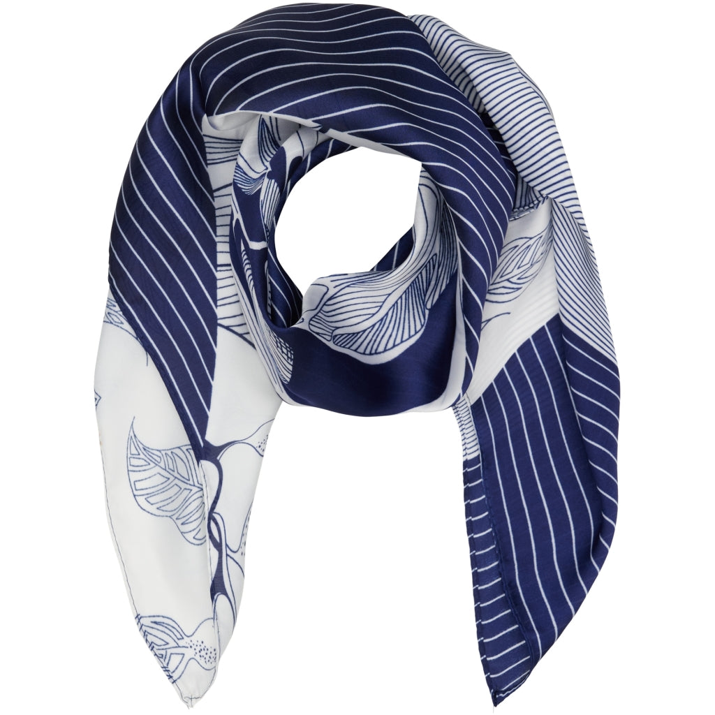 MARTA DU CHATEAU Marta du Chateau dam Scarf MdcJuline FA-Scarf Scarf Blue31321-2