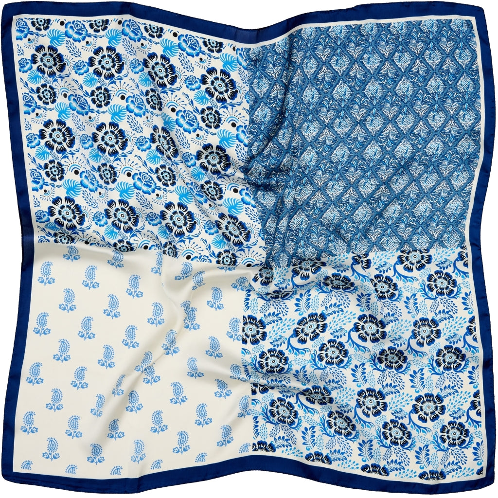 MARTA DU CHATEAU Marta du Chateau dam Scarf MdcJuline FA-Scarf Scarf Blue3874