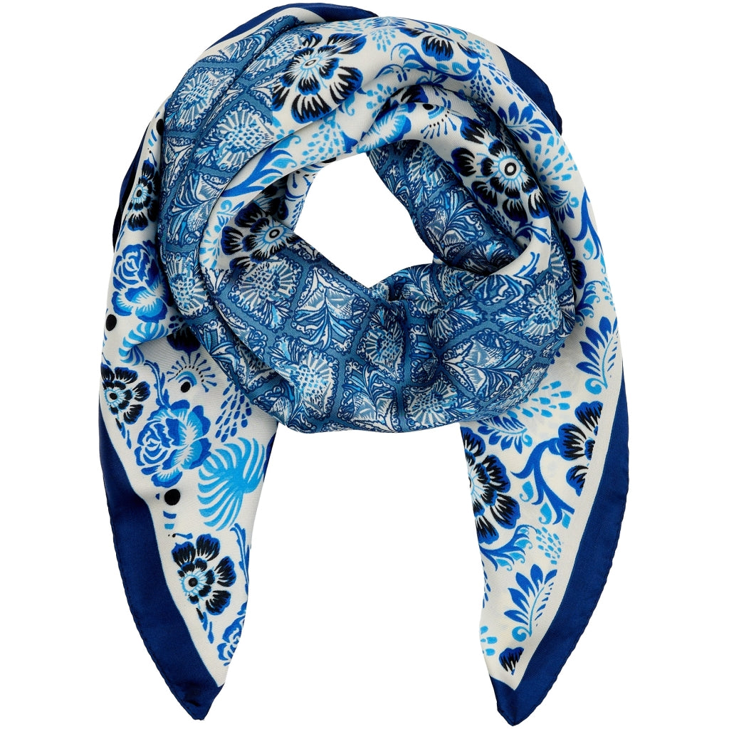 MARTA DU CHATEAU Marta du Chateau dam Scarf MdcJuline FA-Scarf Scarf Blue3874