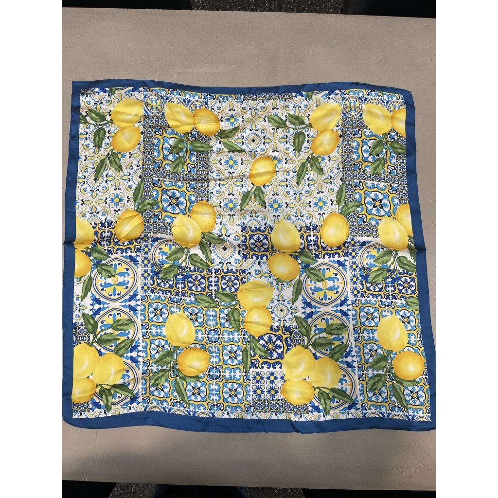 MARTA DU CHATEAU Marta du Chateau dam Scarf MdcJuline FA-Scarf Scarf Blue3875