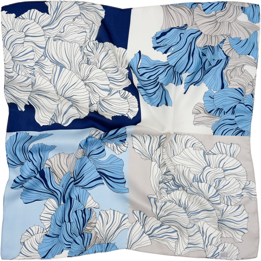 MARTA DU CHATEAU Marta du Chateau dam Scarf MdcJuline FA-Scarf Scarf Blue3884
