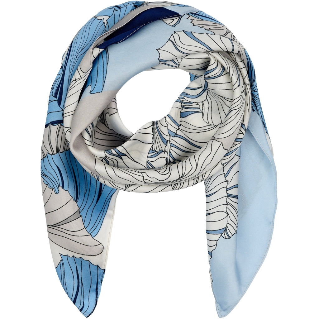 MARTA DU CHATEAU Marta du Chateau dam Scarf MdcJuline FA-Scarf Scarf Blue3884