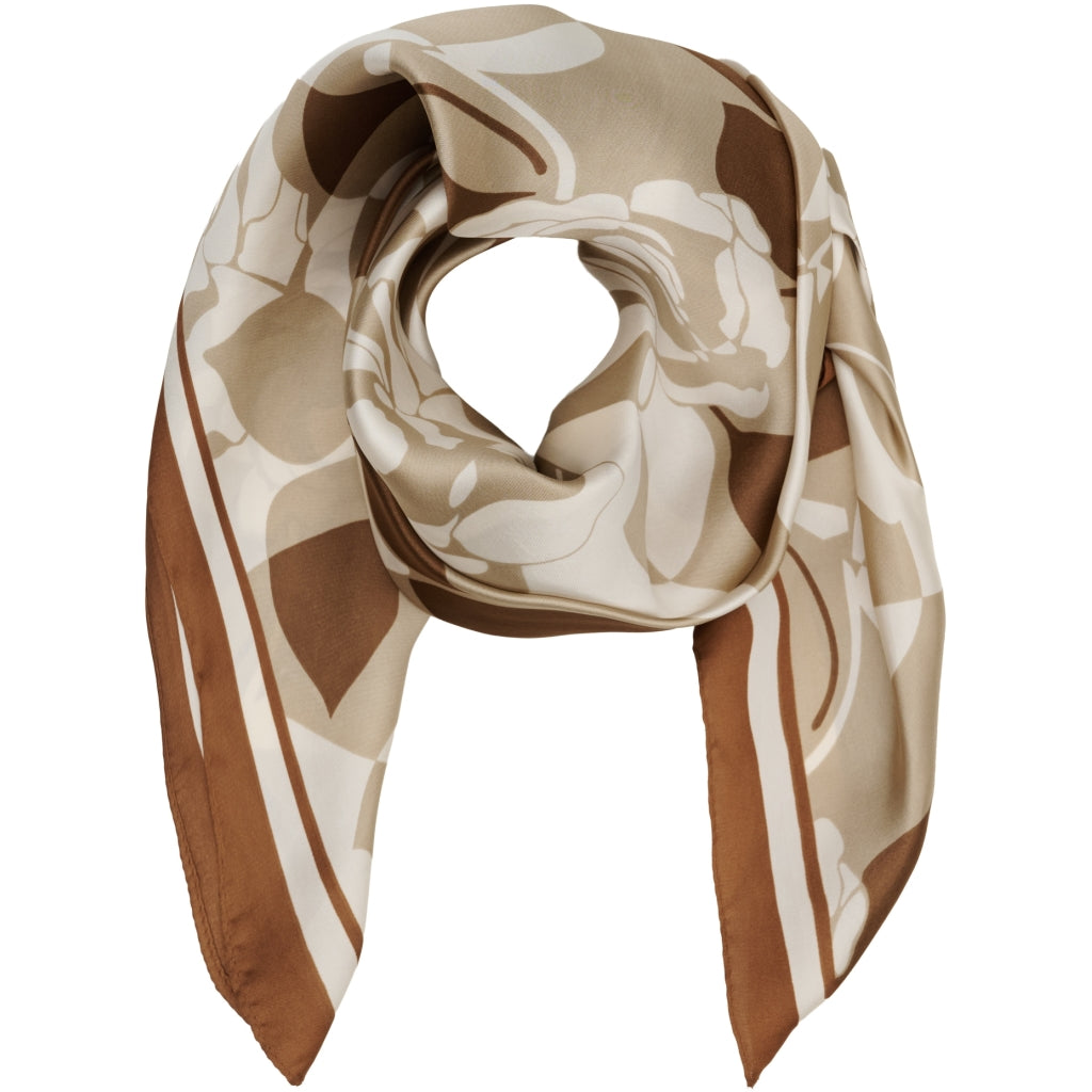 MARTA DU CHATEAU Marta du Chateau dam Scarf MdcJuline FA-Scarf Scarf Brown31324-1