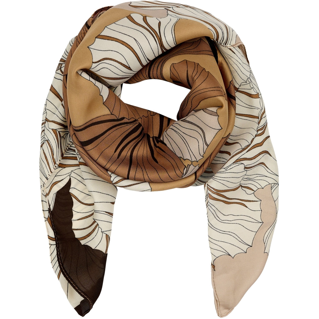 MARTA DU CHATEAU Marta du Chateau dam Scarf MdcJuline FA-Scarf Scarf Coffee3884