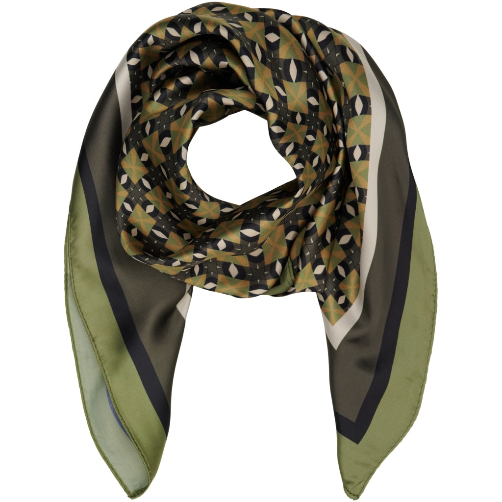MARTA DU CHATEAU Marta du Chateau dam Scarf MdcJuline FA-Scarf Scarf Green11155-2