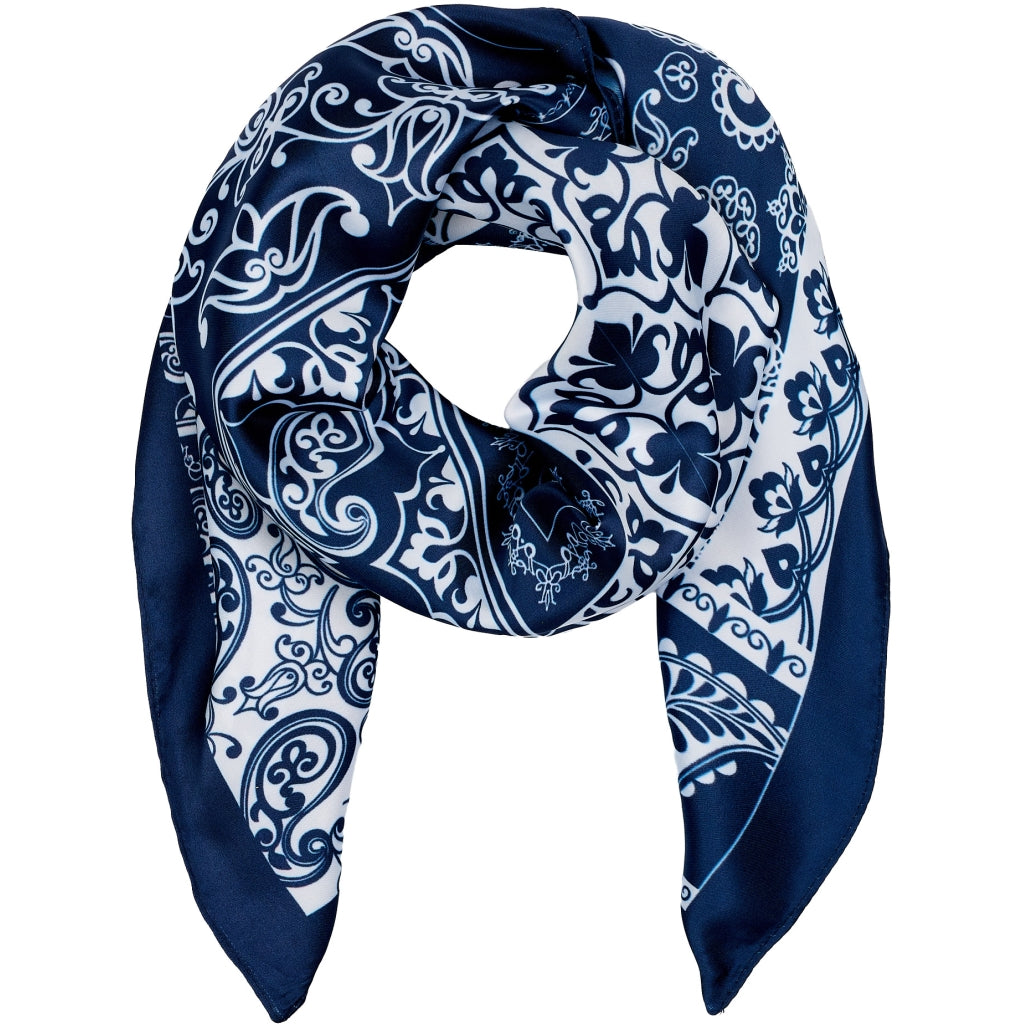 MARTA DU CHATEAU Marta du Chateau dam Scarf MdcJuline FA-Scarf Scarf Navy11124