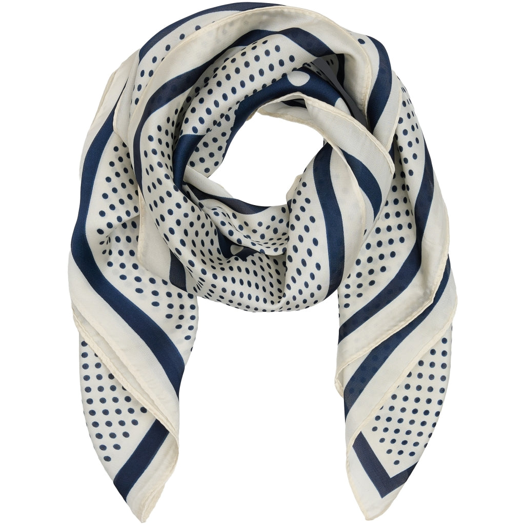 MARTA DU CHATEAU Marta du Chateau dam Scarf MdcJuline FA-Scarf Scarf Navy3854