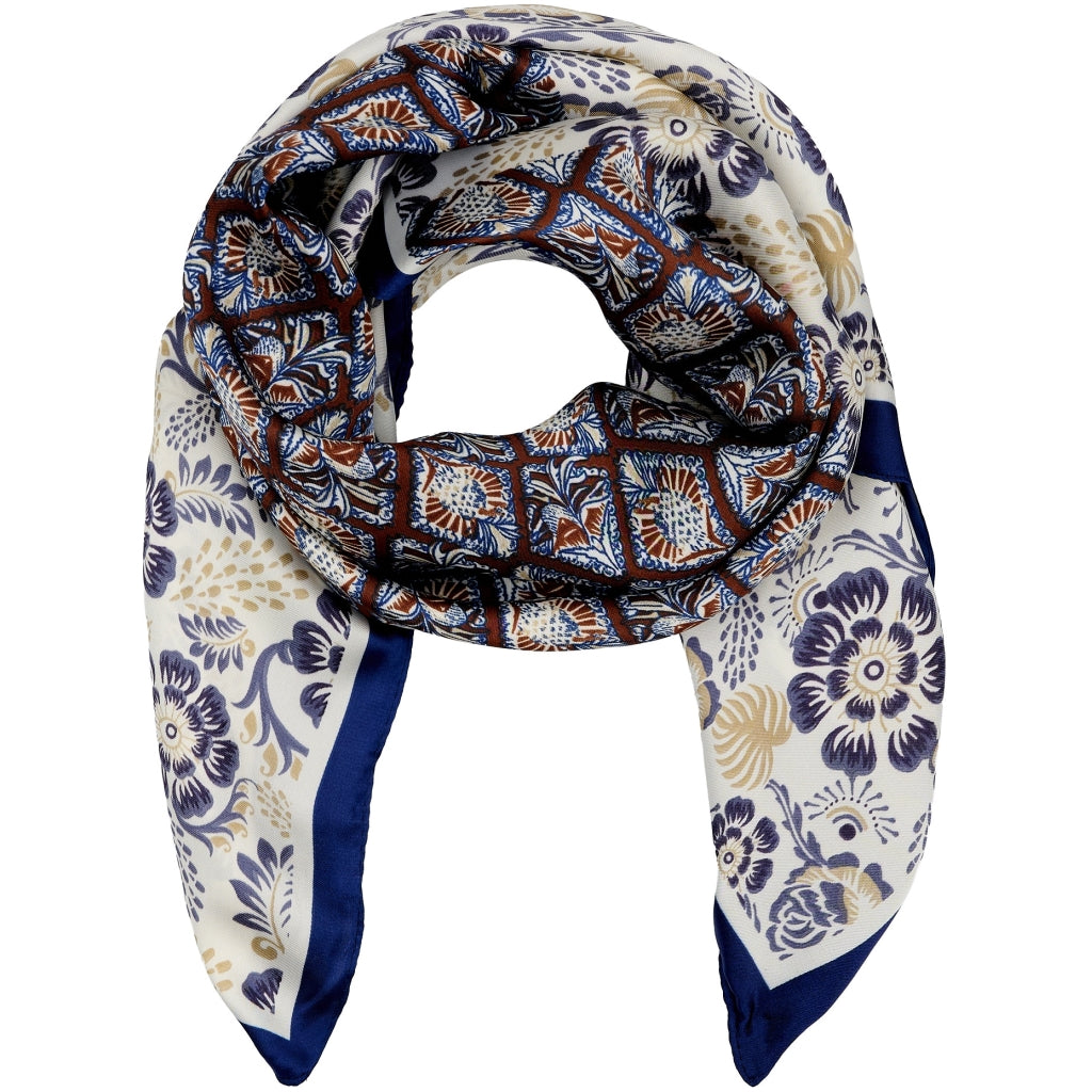MARTA DU CHATEAU Marta du Chateau dam Scarf MdcJuline FA-Scarf Scarf Navy3874