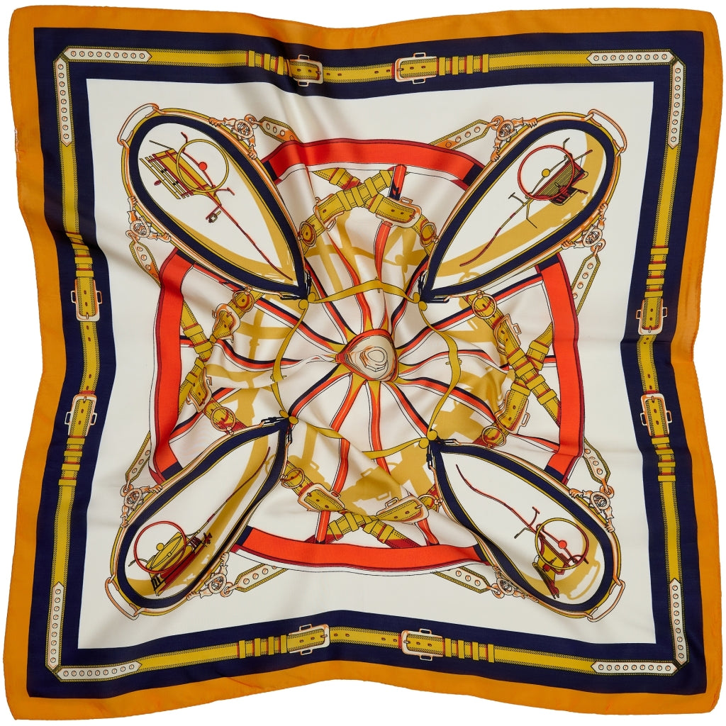 MARTA DU CHATEAU Marta du Chateau dam Scarf MdcJuline FA-Scarf Scarf Orange31218