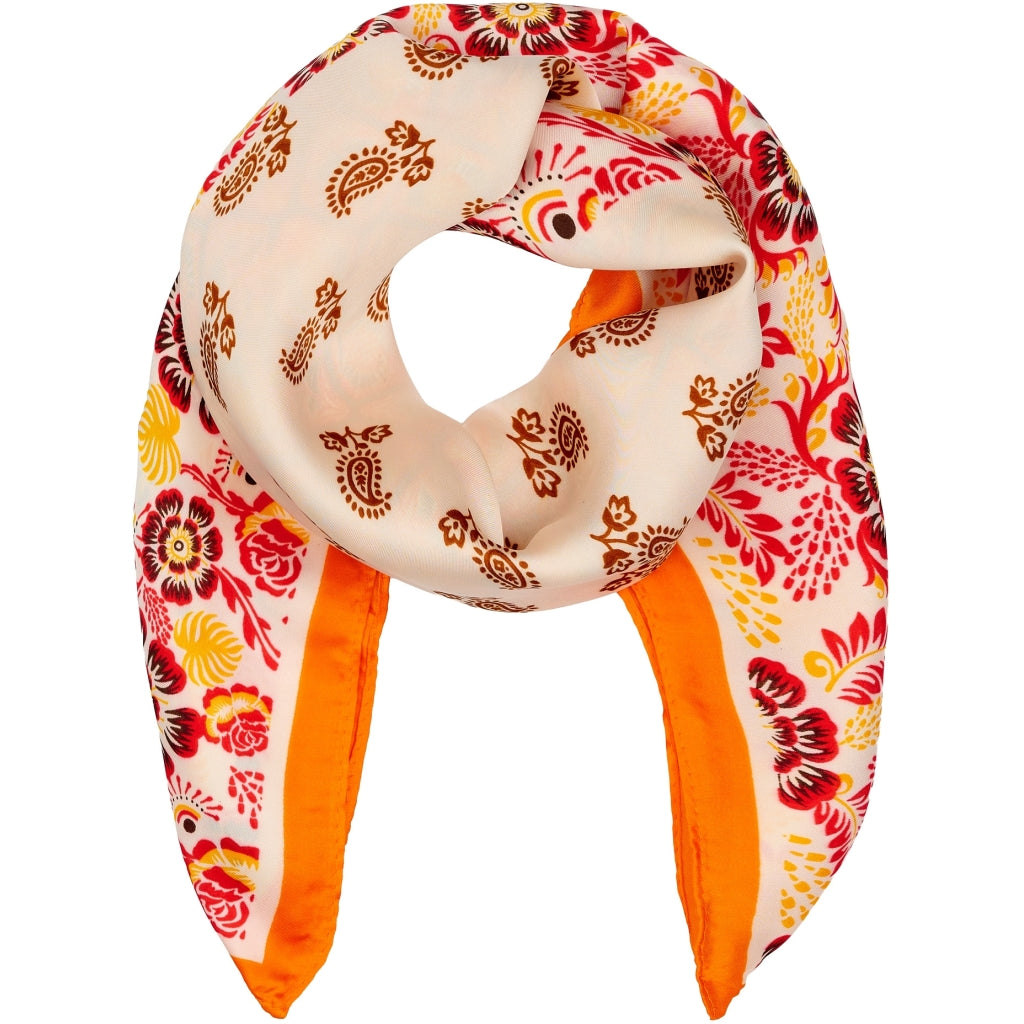 MARTA DU CHATEAU Marta du Chateau dam Scarf MdcJuline FA-Scarf Scarf Orange3874
