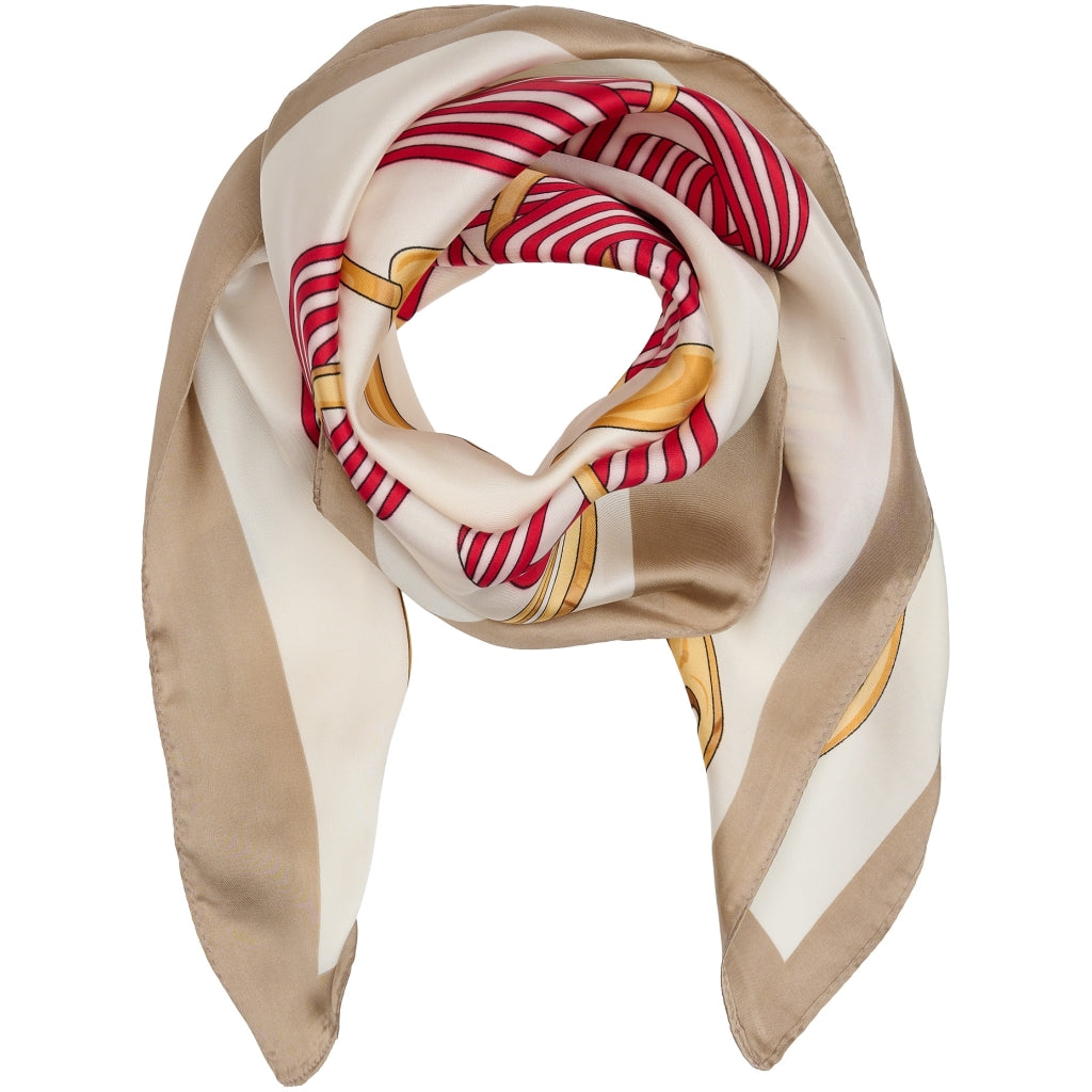 MARTA DU CHATEAU Marta du Chateau dam Scarf MdcJuline FA-Scarf Scarf Red3849