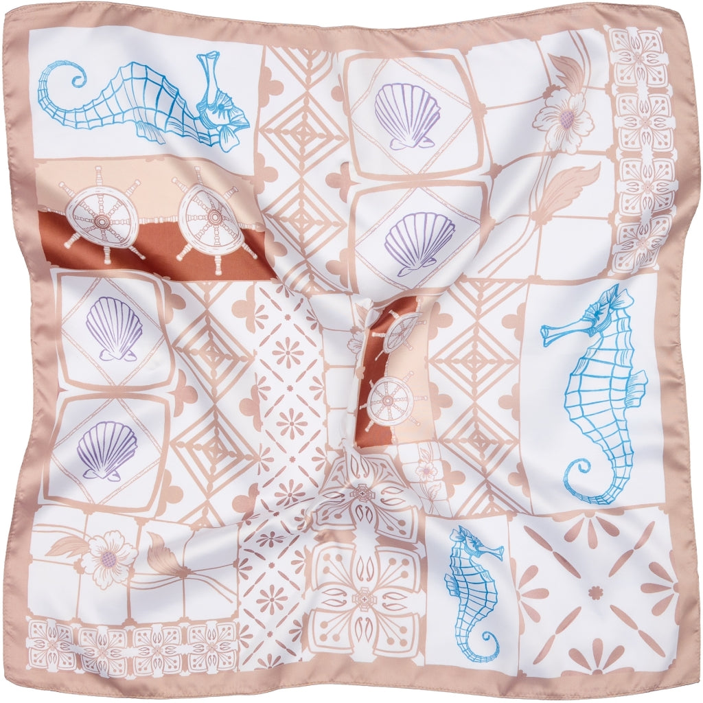 MARTA DU CHATEAU Marta du Chateau dam Scarf MdcJuline FA-Scarf Scarf Taupe11114
