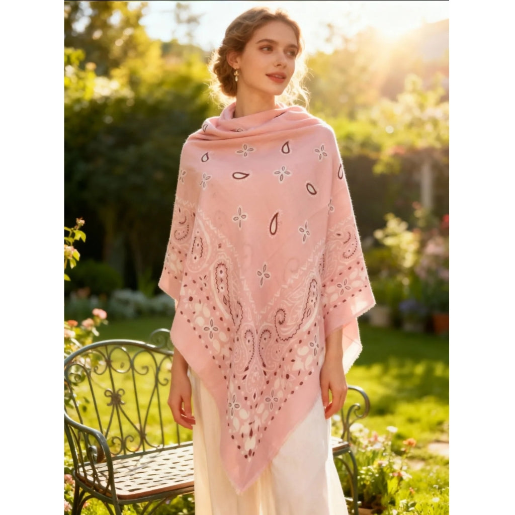 MARTA DU CHATEAU Marta du Chateau dam Scarf MdcLeah FA37258 Scarf Rosa