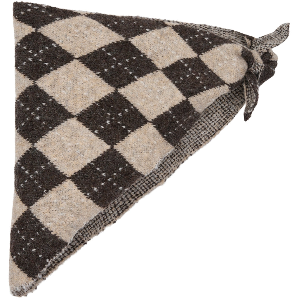 MARTA DU CHATEAU Marta du Chateau dam Scarf MdcMaxi BA-3512 Scarf Coffee/Taupe