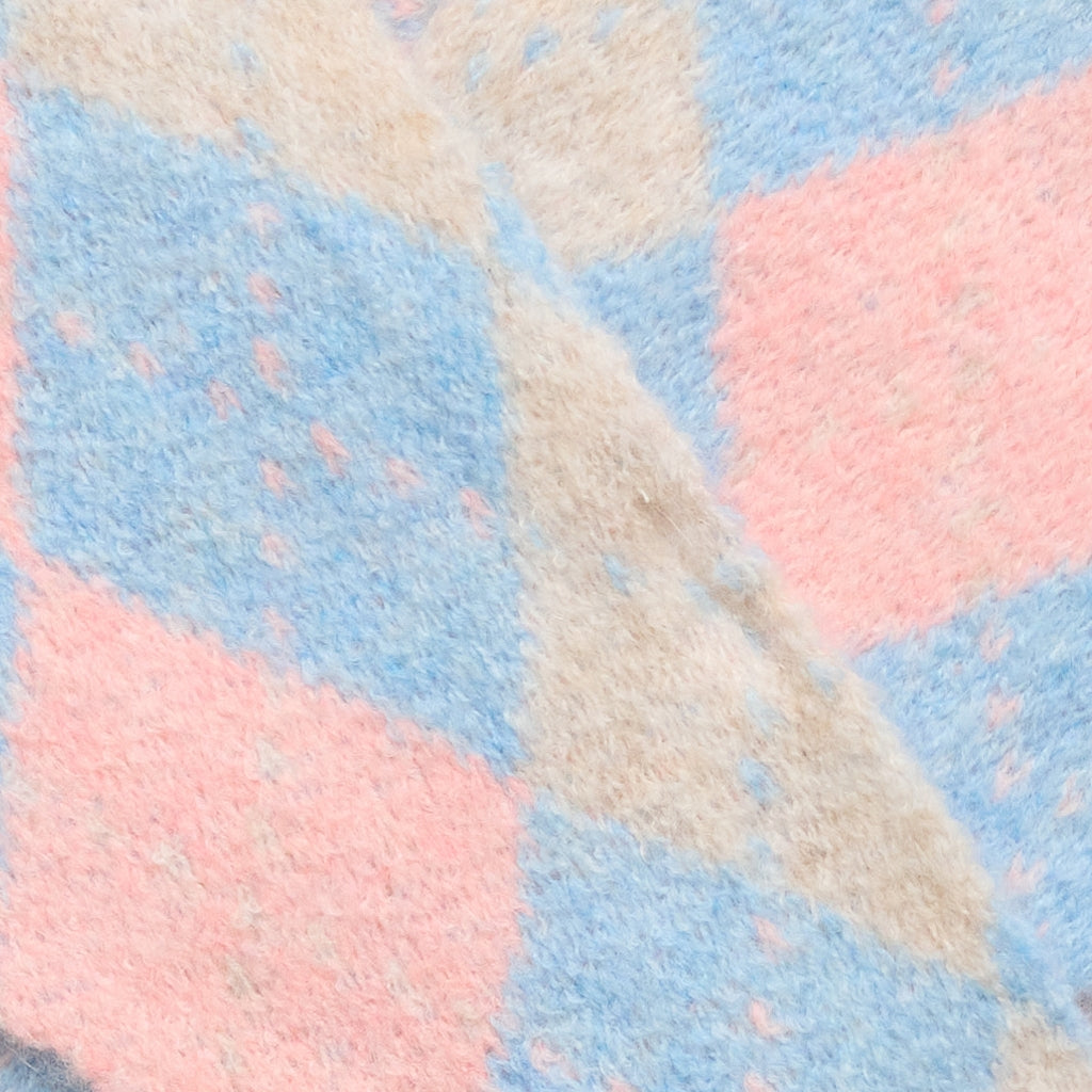 MARTA DU CHATEAU Marta du Chateau dam Scarf MdcMaxi BA-3512 Scarf Light Blue/Pink