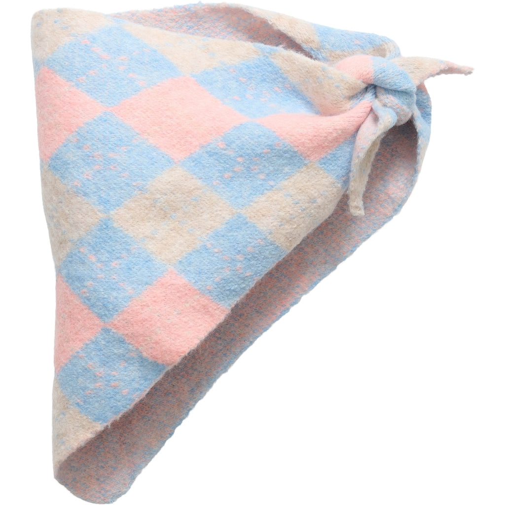MARTA DU CHATEAU Marta du Chateau dam Scarf MdcMaxi BA-3512 Scarf Light Blue/Pink