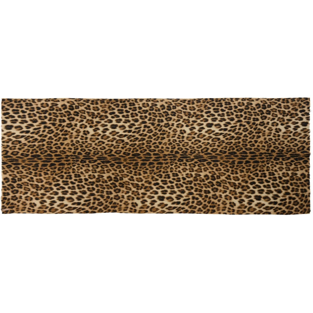 MARTA DU CHATEAU Marta du Chateau dam Scarf MdcMocca 172-1010 Scarf Leo Print