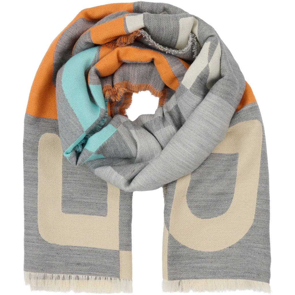 MARTA DU CHATEAU Marta du Chateau dam Scarf MdcNyla BA-2865 Scarf Grey