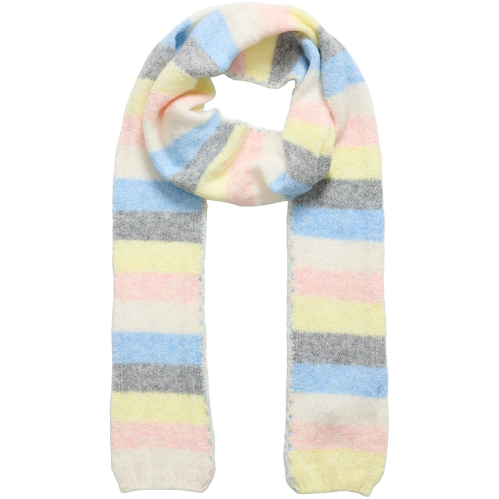 MARTA DU CHATEAU Marta du Chateau dam Scarf MdcSilla BA-3516 Scarf Light Blue/Pink