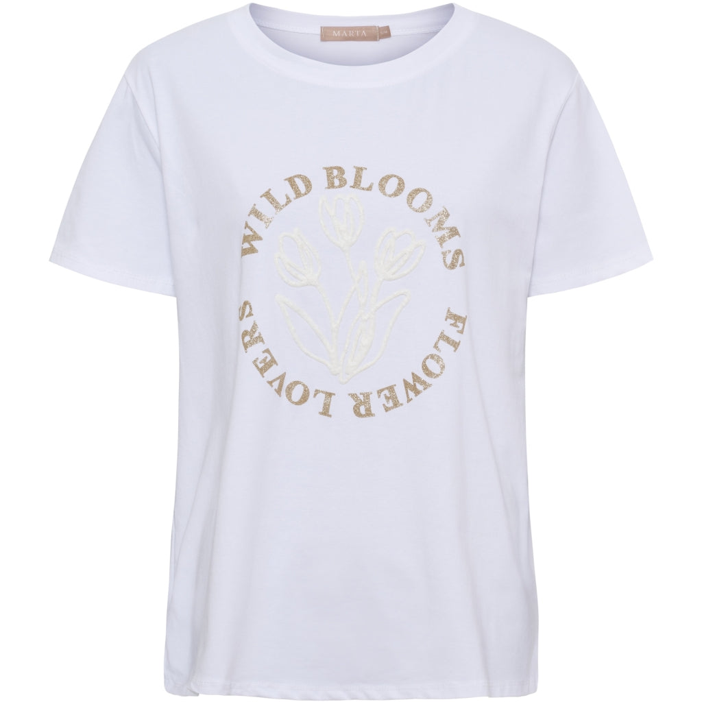 MARTA DU CHATEAU Marta du Chateau dam T-Shirt MdcBrianna 22585 T-shirt White