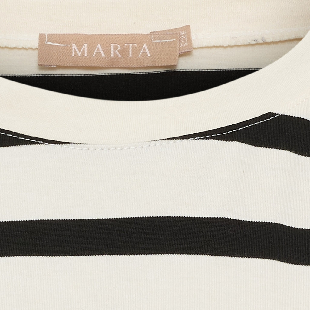 MARTA DU CHATEAU Marta du Chateau dam T-shirt MDCSAGE 8577 T-shirt Black
