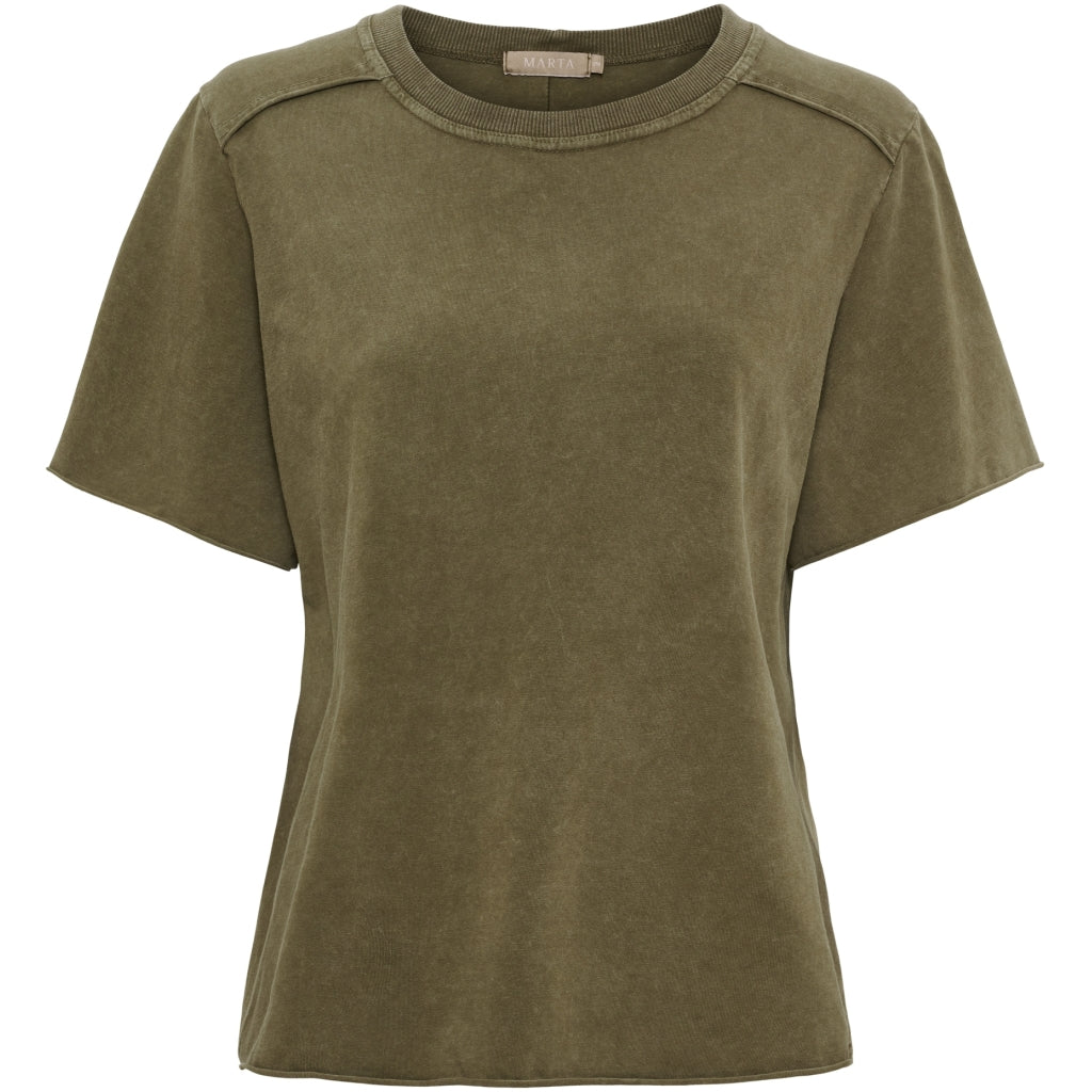 MARTA DU CHATEAU Marta du Chateau dam T-shirt MdcAlouette 68871 T-shirt Military
