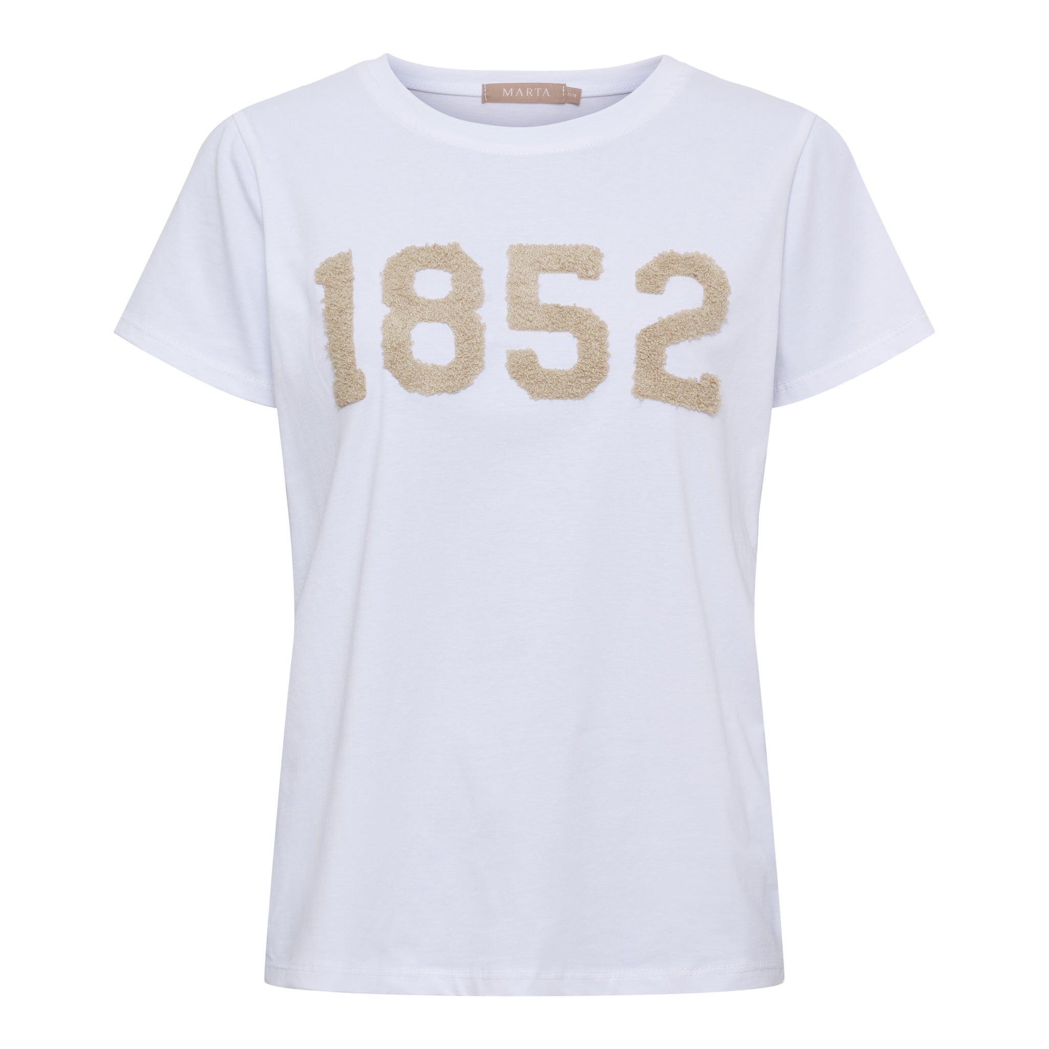 MARTA DU CHATEAU Marta du Chateau dam T-shirt MdcAlvera 84275-1852 T-shirt White/beige