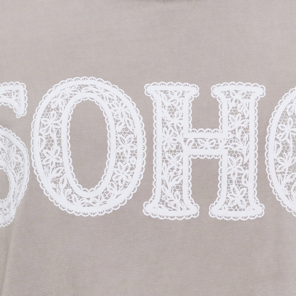 MARTA DU CHATEAU Marta du Chateau dam T-shirt MdcBelina 22585 Soho T-shirt Fango