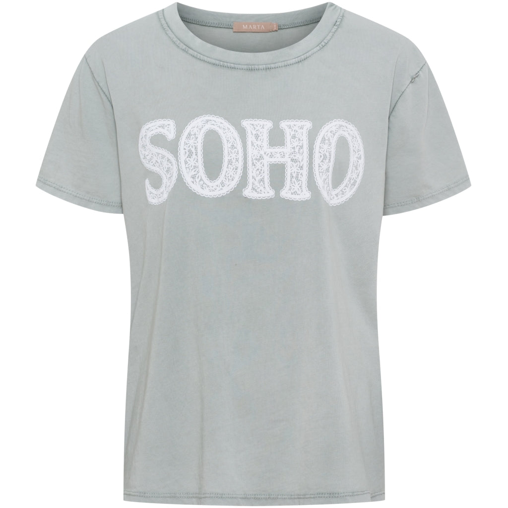 MARTA DU CHATEAU Marta du Chateau dam T-shirt MdcBelina 22585 Soho T-shirt Military