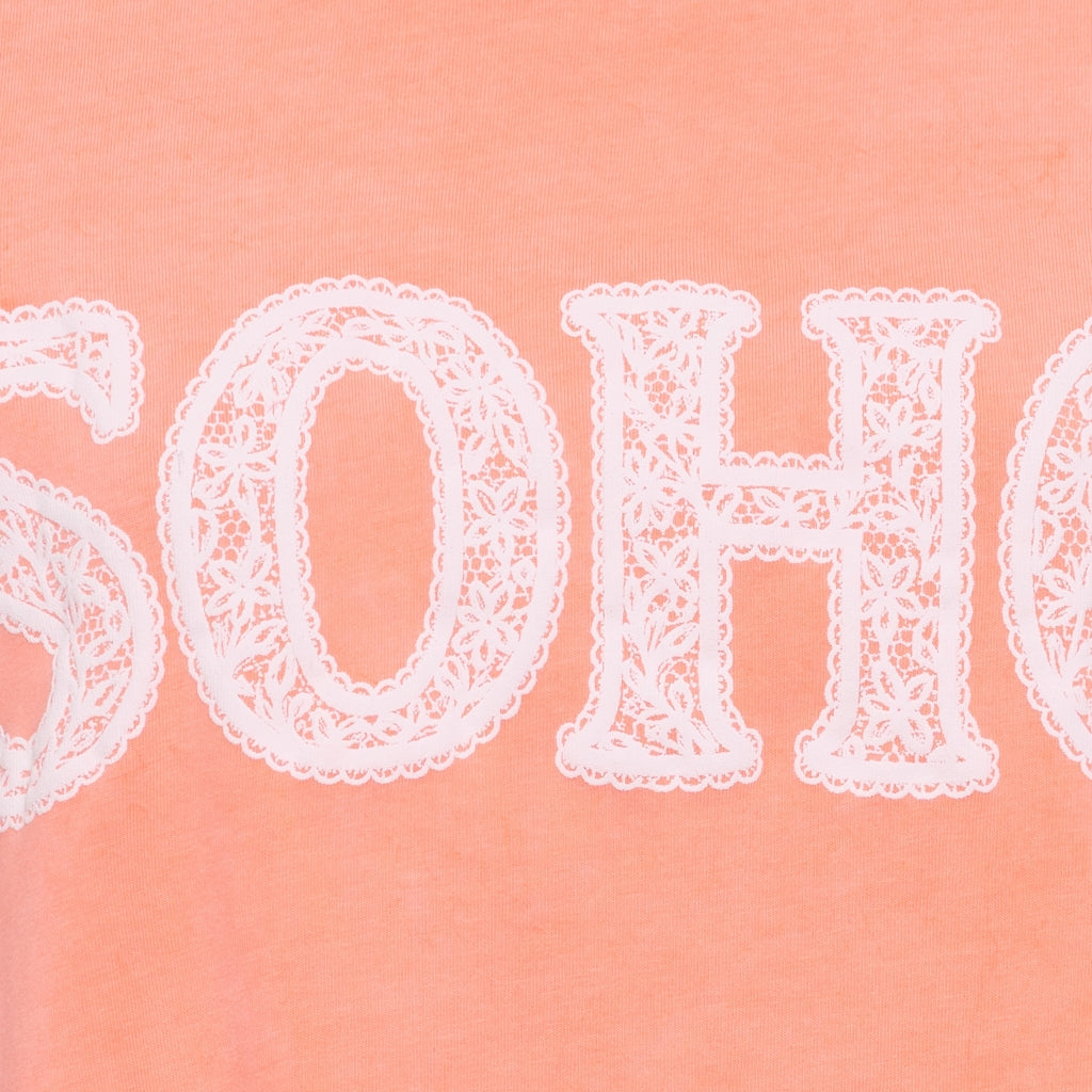 MARTA DU CHATEAU Marta du Chateau dam T-shirt MdcBelina 22585 Soho T-shirt Orange Fluo