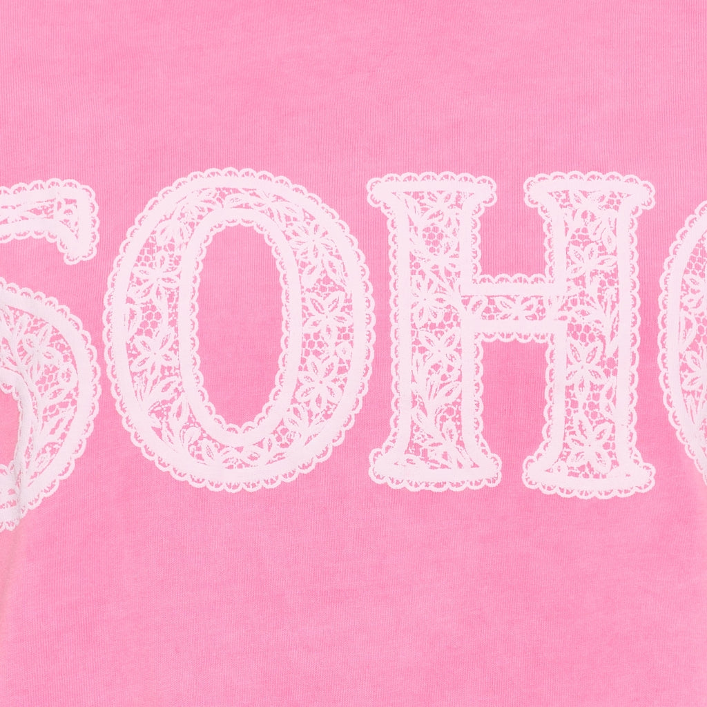 MARTA DU CHATEAU Marta du Chateau dam T-shirt MdcBelina 22585 Soho T-shirt Pink Fluo
