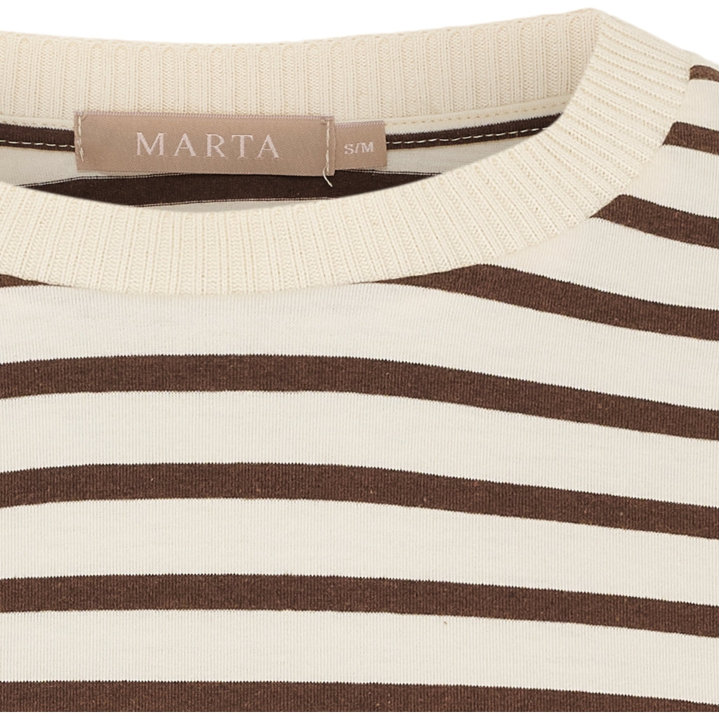 MARTA DU CHATEAU Marta du Chateau dam T-shirt MdcBrooklyn 58351 T-shirt Beige/Moro