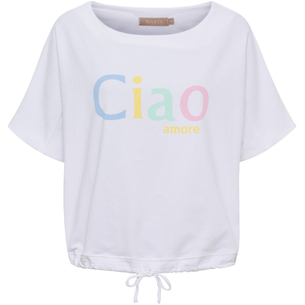 MARTA DU CHATEAU Marta du Chateau dam T-shirt MdcEvina 58516M T-shirt White
