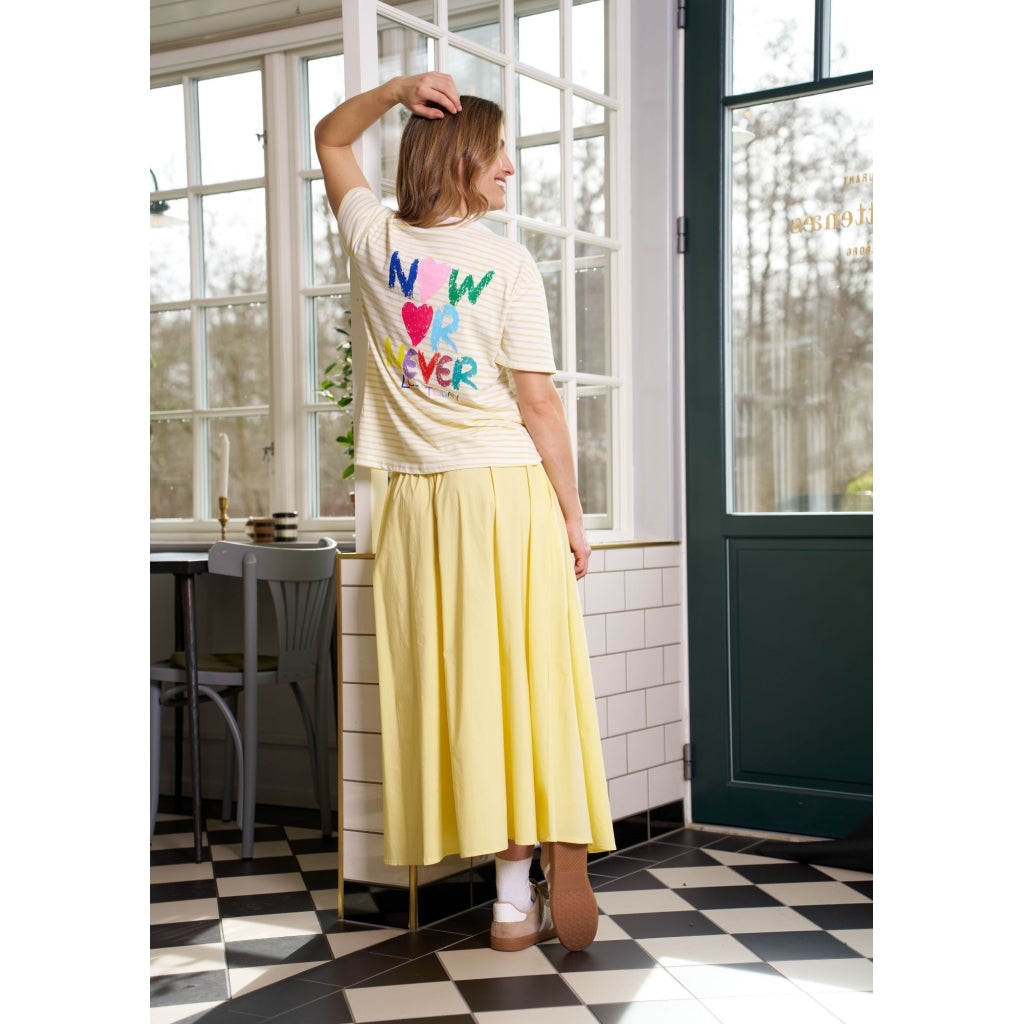 MARTA DU CHATEAU Marta du Chateau dam T-shirt MdcFiora 22585 T-shirt Yellow