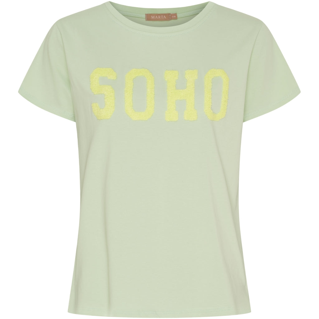 MARTA DU CHATEAU Marta du Chateau dam T-shirt MdcHerdis 84275 T-shirt Mint16/Yellow