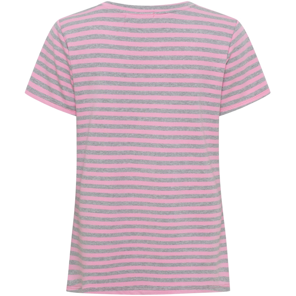 MARTA DU CHATEAU Marta du Chateau dam T-shirt MdcHertha 84275-1852S T-shirt Pink/Grey
