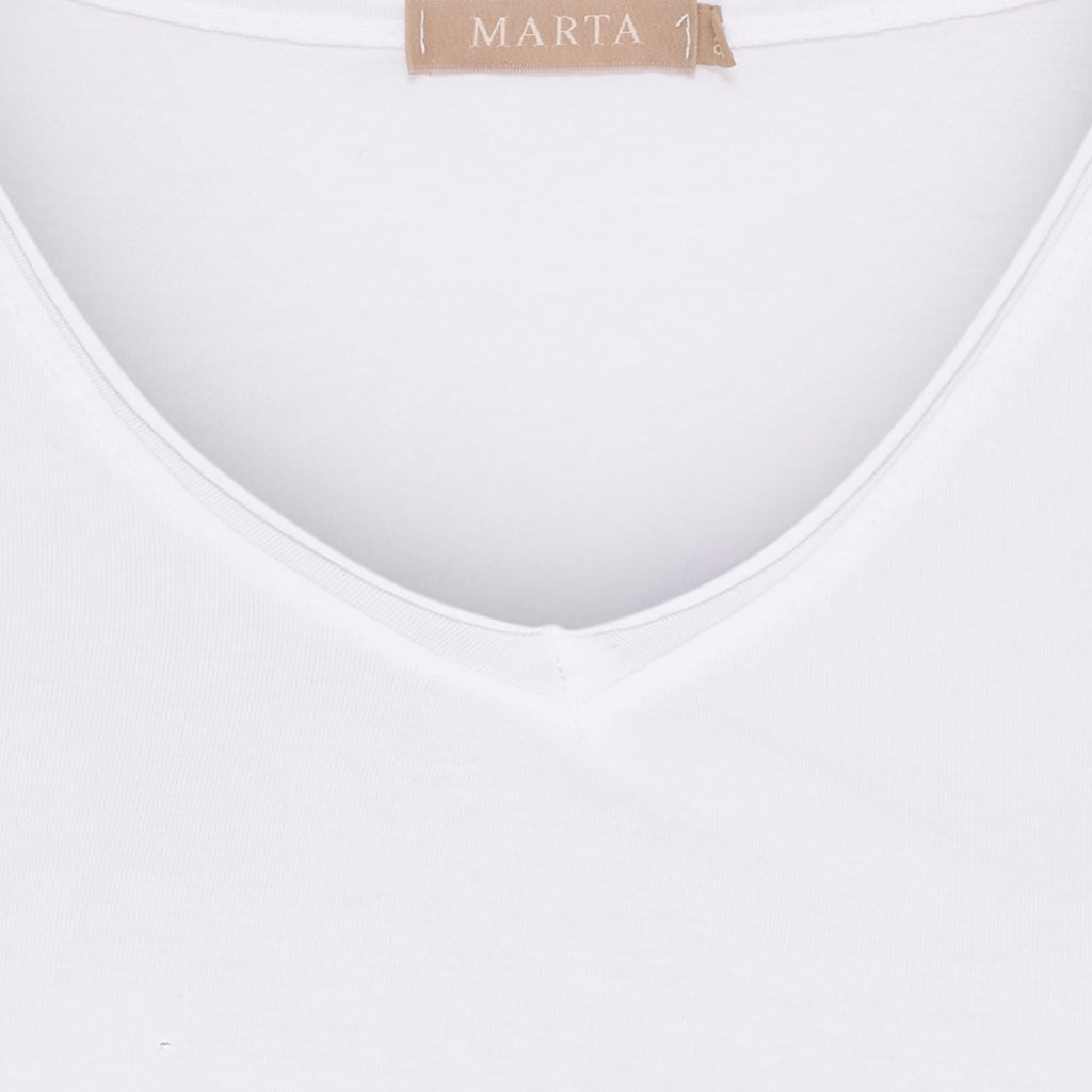 MARTA DU CHATEAU Marta du Chateau dam T-shirt MdcJanna 2436 T-shirt White