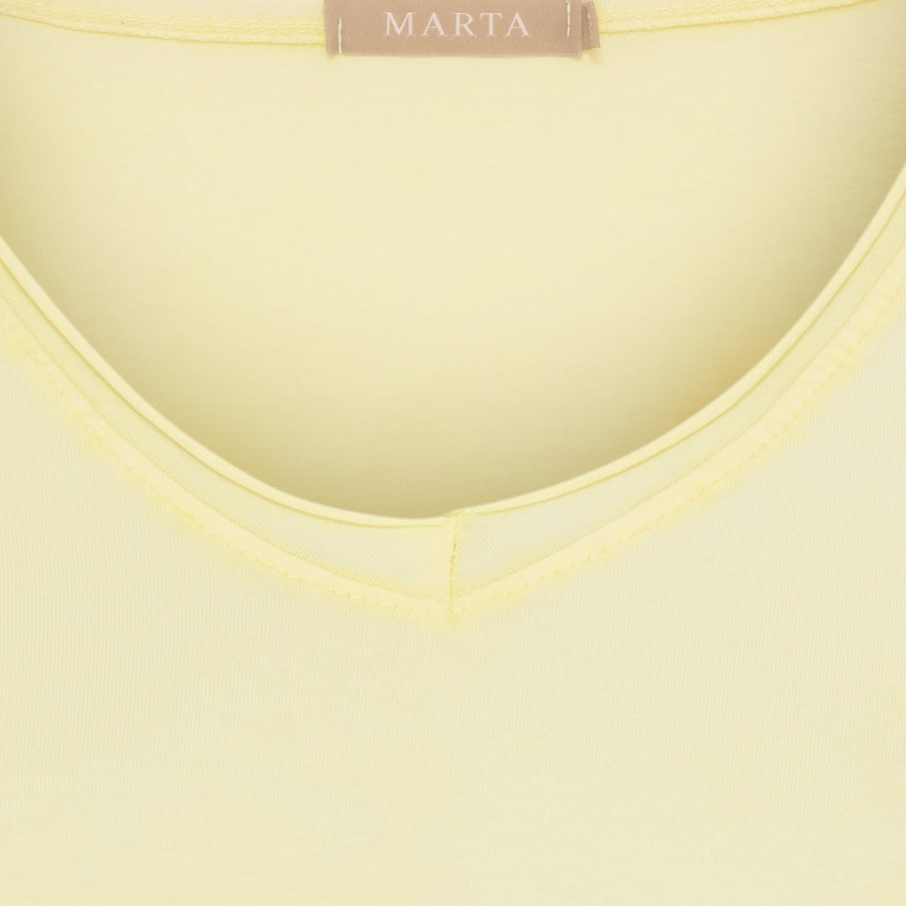 MARTA DU CHATEAU Marta du Chateau dam T-shirt MdcJanna 2436 T-shirt Yellow