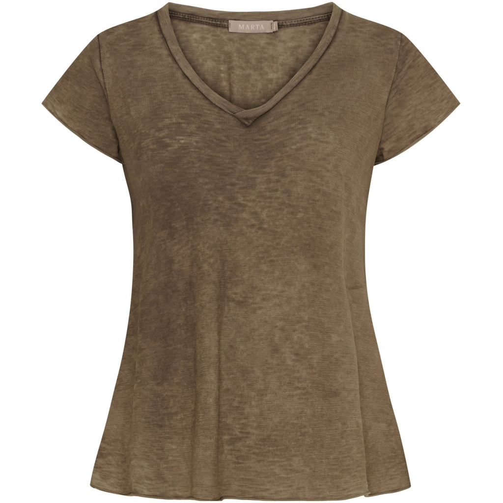 MARTA DU CHATEAU Marta du Chateau dam T-shirt MdcMarianna 22637 T-shirt Moro