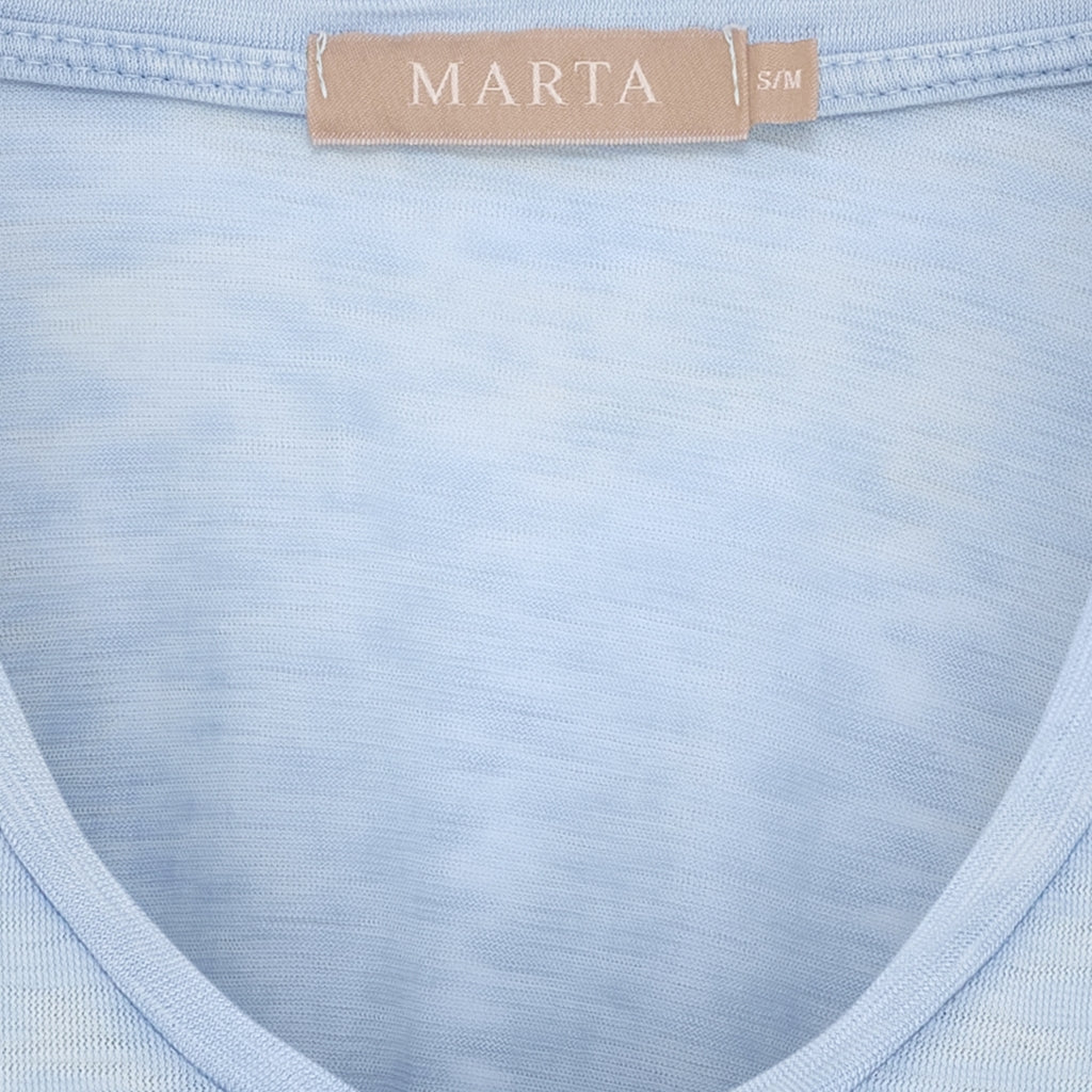 MARTA DU CHATEAU Marta du Chateau dam T-shirt MdcMarianna 22637 T-shirt Sky Blue